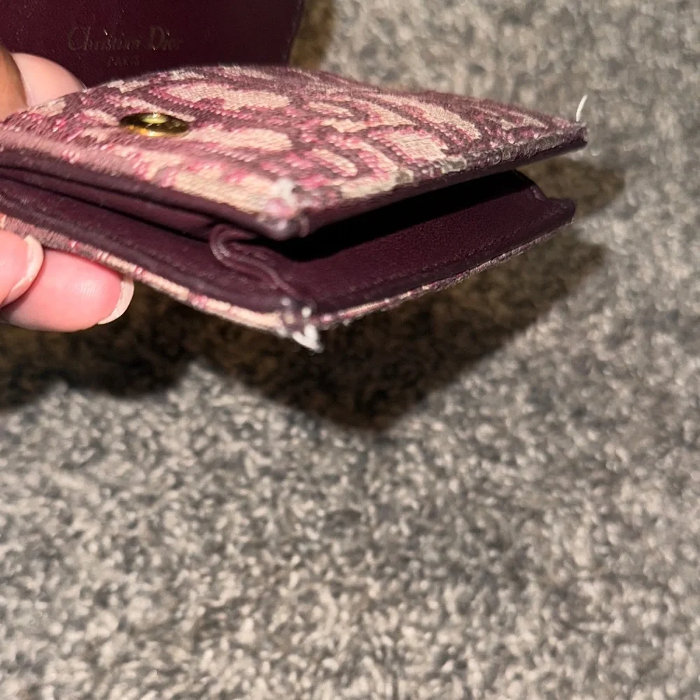 Dior Oblique Saddle Card Holder